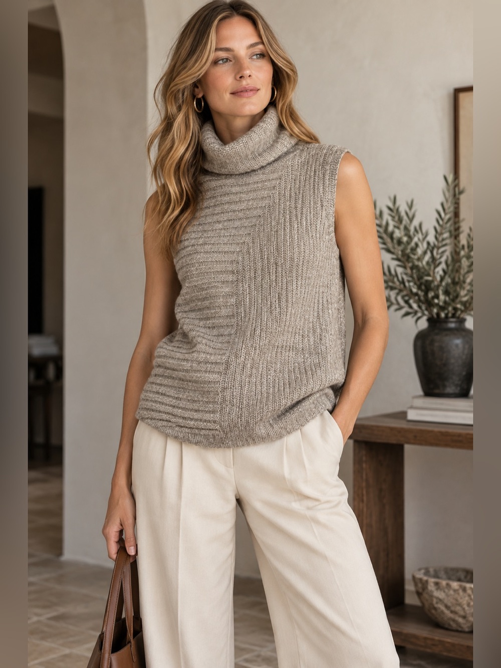 Theory Beylor T Caresse Mohair Yak Turtleneck Sweater in Gray Women's Small